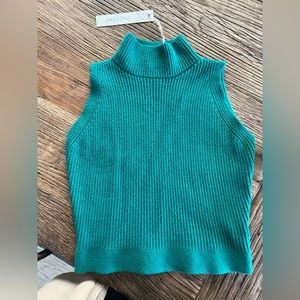 NWT She + Sky Mock Neck Sweater Tank